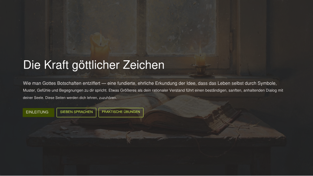 Die Macht der Göttlichen Zeichen: Wie Man Gottes Botschaften Entschlüsselt