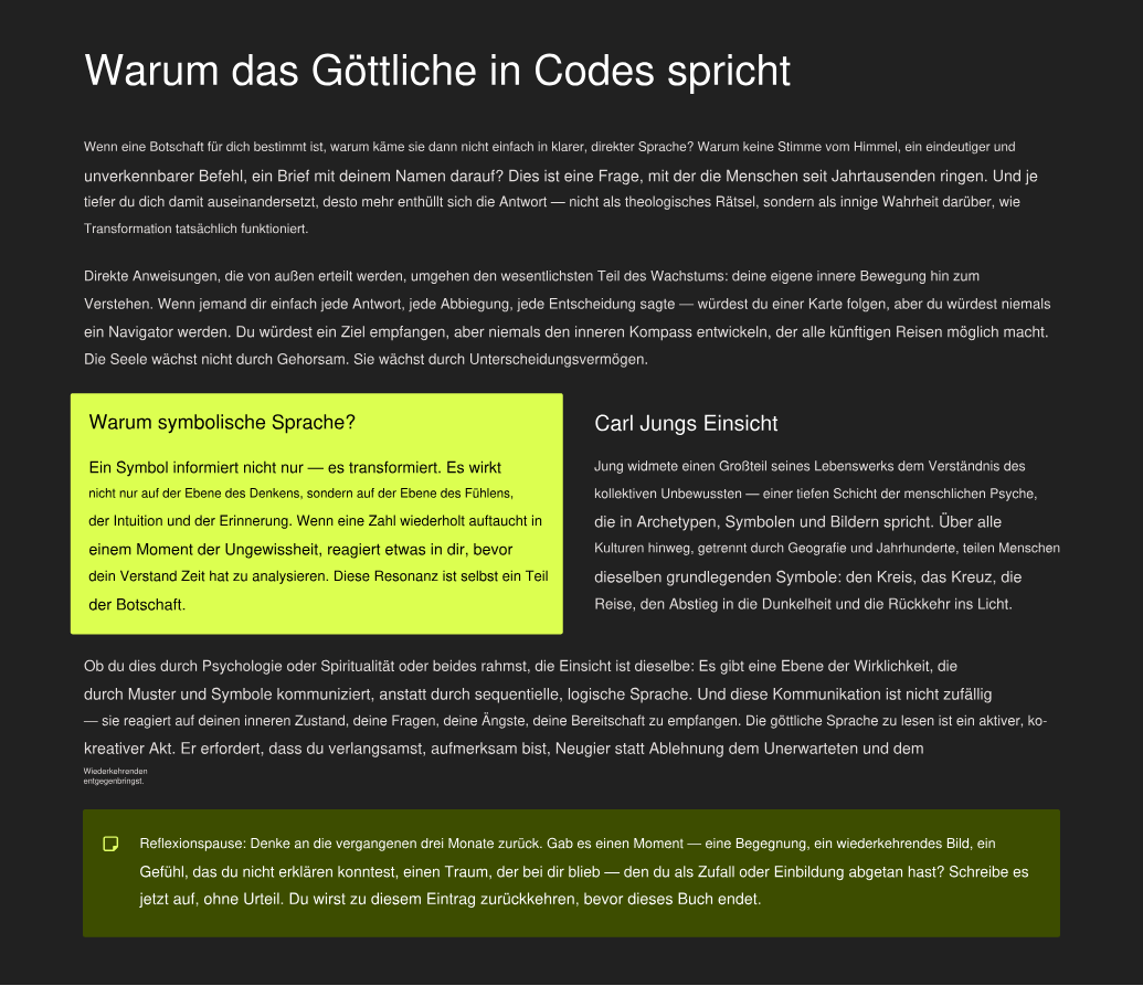 Die Macht der Göttlichen Zeichen: Wie Man Gottes Botschaften Entschlüsselt