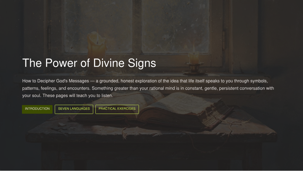 The Power of Divine Signs: How to Decode God's Messages