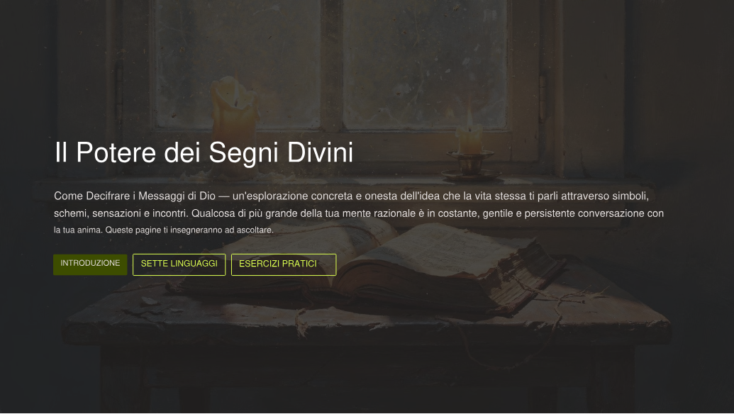 Il Potere dei Segni Divini: Come Decifrare i Messaggi di Dio