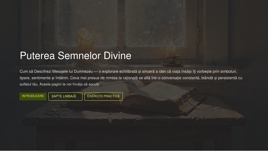 Puterea Semnelor Divine: Cum să Descifrezi Mesajele lui Dumnezeu